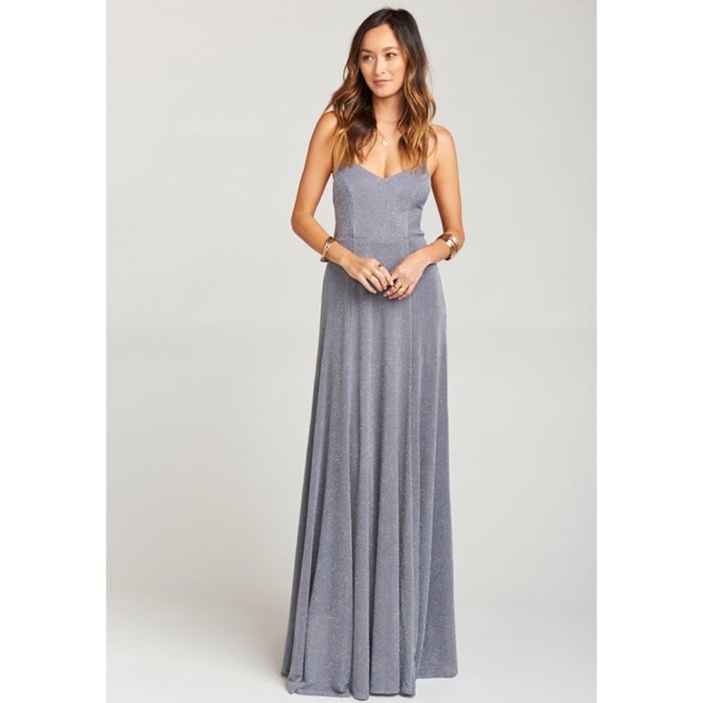 NWT show me your mumu godshaw goddess gown smoke